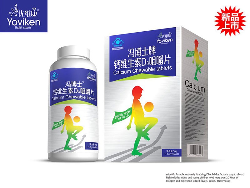 冯博士牌钙维生素D3咀嚼片